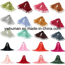 Fashion Pashmina Scarf 24 Solid Colors pour Lady